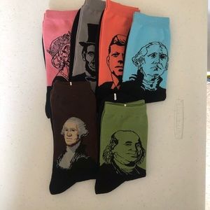 HSELL Historical Figures Dress Socks